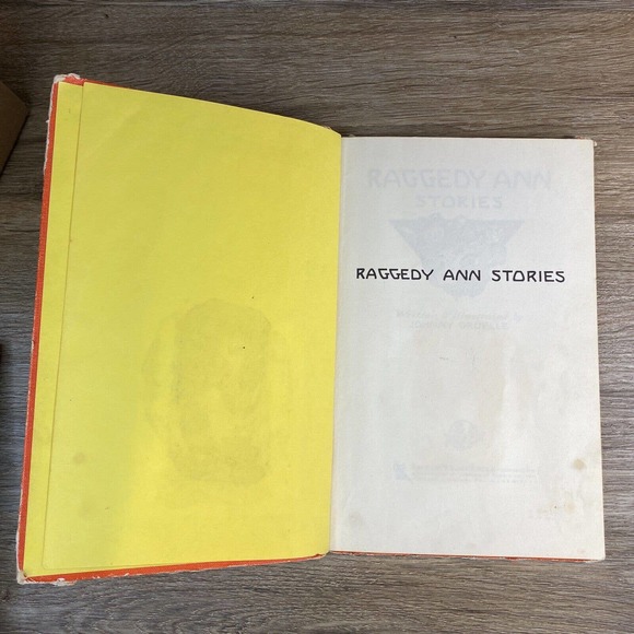 2 Lot Raggedy Ann in Cookie Land & Raggedy Ann Stories Books Johnny Gruelle 60’s - Picture 11 of 16